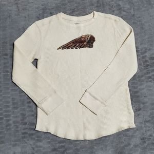 LUCKY BRAND Indian Motorcycle Boys Long Sleeve Shirt